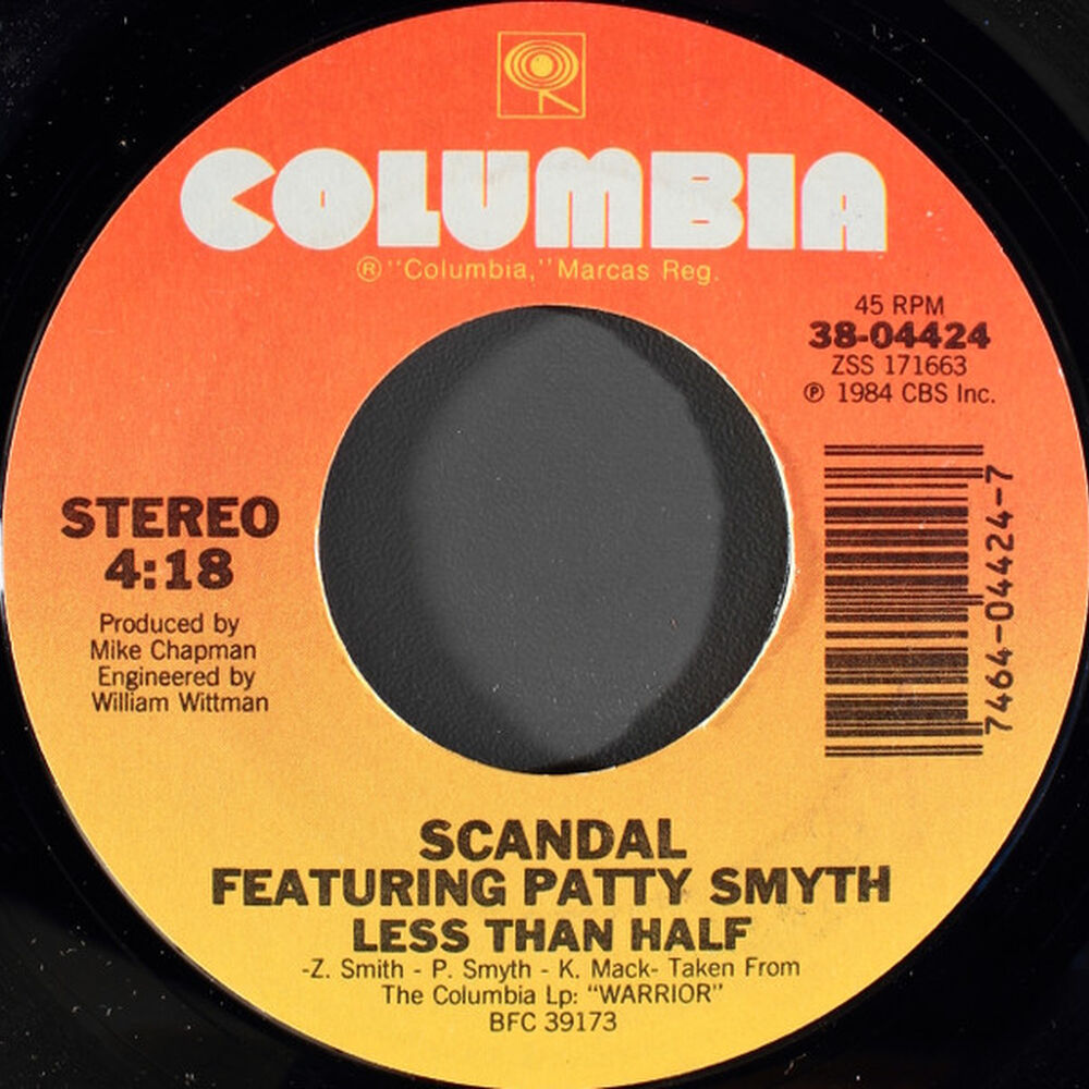 Scandal Ft. Patty Smith - The Warrior | 7" Single Vinilo Usado image number 2.0