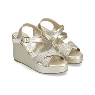 Sandalia Mujer Kimera Champagne