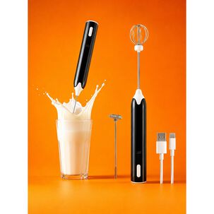 Mini Batidor Revolvedor De Caf&eacute; Y Espuma Leche Recargable Usb