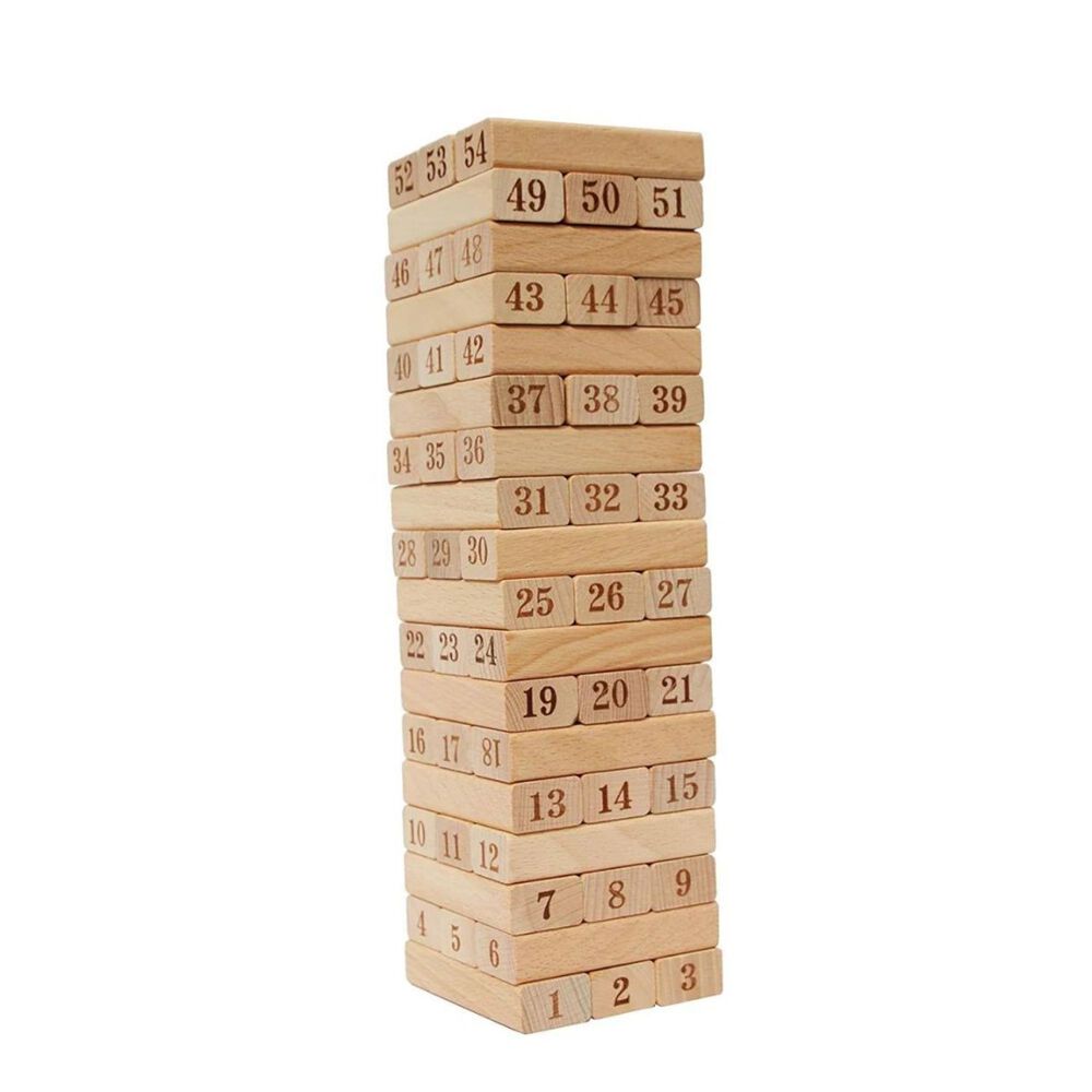 Torre De Madera Con N&uacute;meros Y Dado Para Ni&ntilde;os De 3+ A&ntilde;os image number 3.0