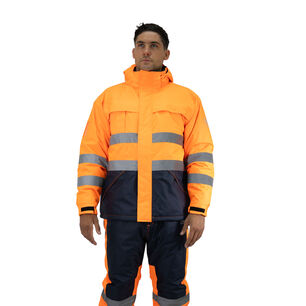 Parka Reflectiva Hw Siberia Naranjo Fluor
