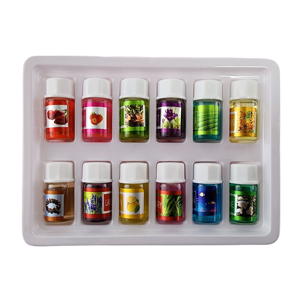 Pack Humidificador Forma De Flor + 12 Esencias Aromaticas image number 4.0