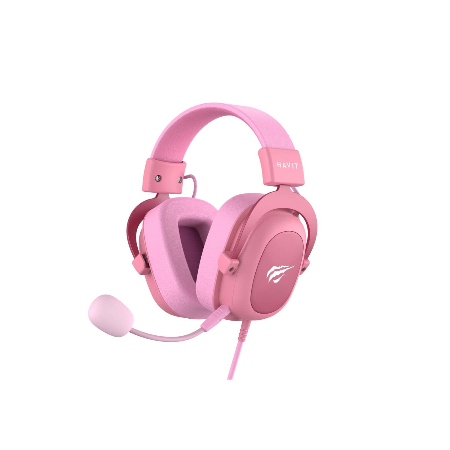 Aud&iacute;fono Gaming Headphone Micr&oacute;fono 53mm H2002dpi Havit Rosa image number 0.0