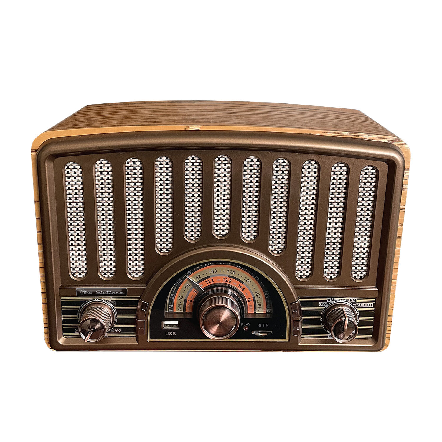 Parlante Port&aacute;til Bt Retro Sixtinna A&ntilde;os 1930 Am/ Fm/ Sw image number 1.0