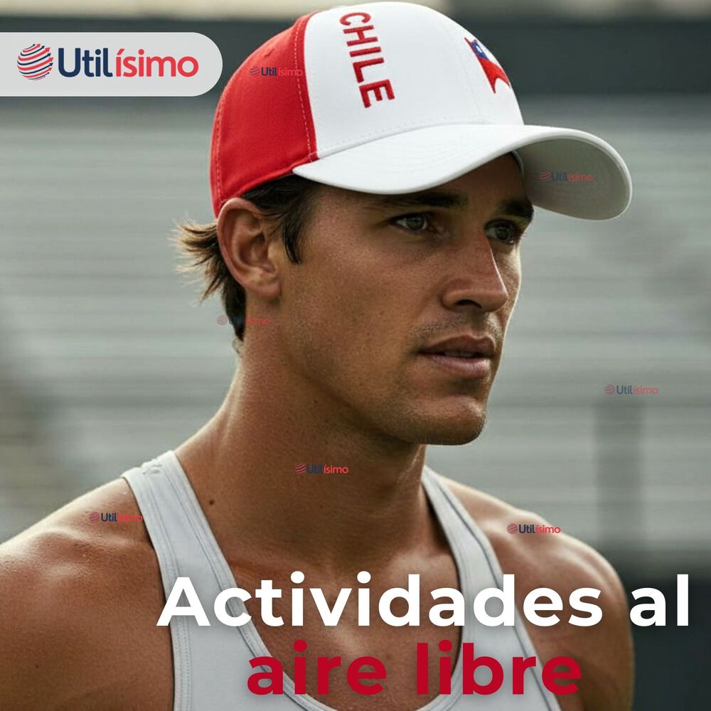 Gorro Jockey Talla Única Alta Calidad Poliéster Estampado Chileno image number 7.0