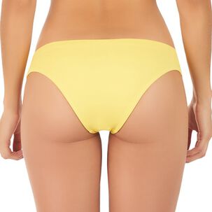 Bikini Calzón Con Calados Laterales Amarillo
