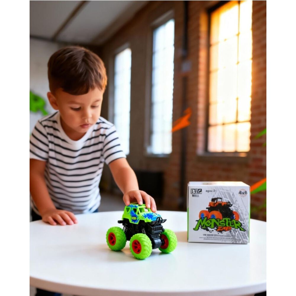 Juguete Auto A Fricci&oacute;n Monster Zap Para Ni&ntilde;os image number 2.0