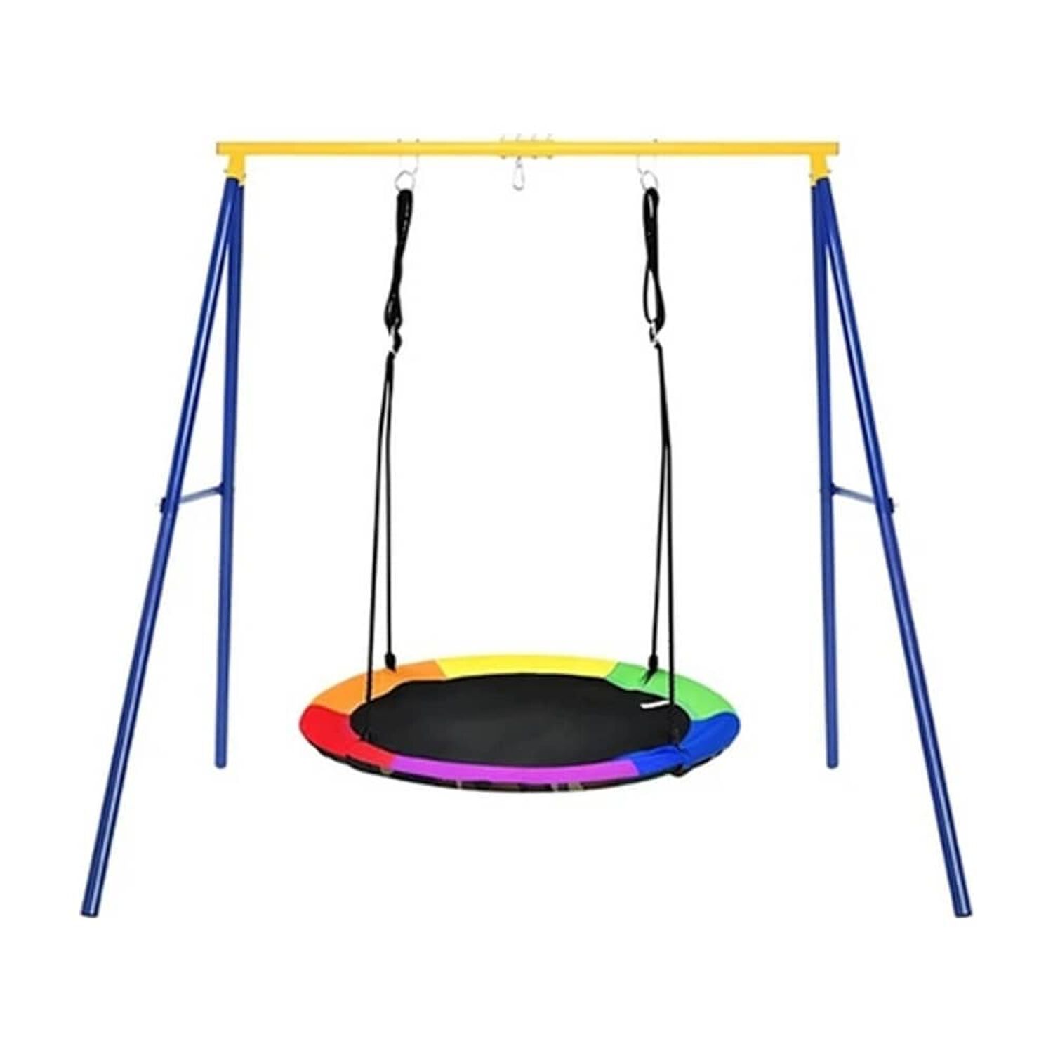 Columpio Redondo Multicolor Infantil Colgante Para Exterior image number 2.0