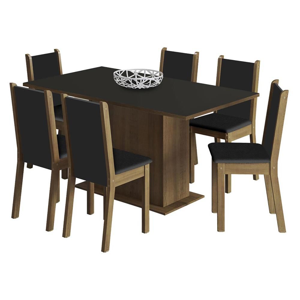 Juego De Comedor Vekkahome Suecia / 6 Sillas image number 0.0