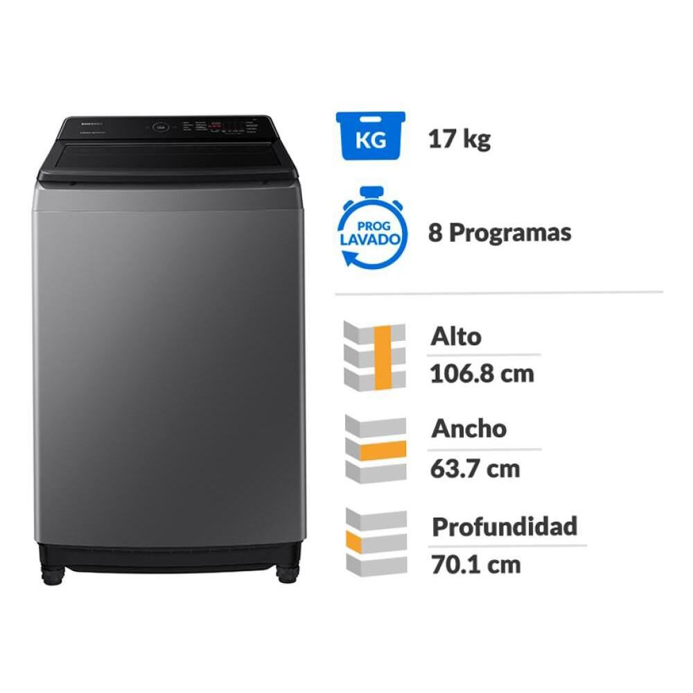 Lavadora Samsung WA17CG6441BDZS / 17 Kg image number 1.0