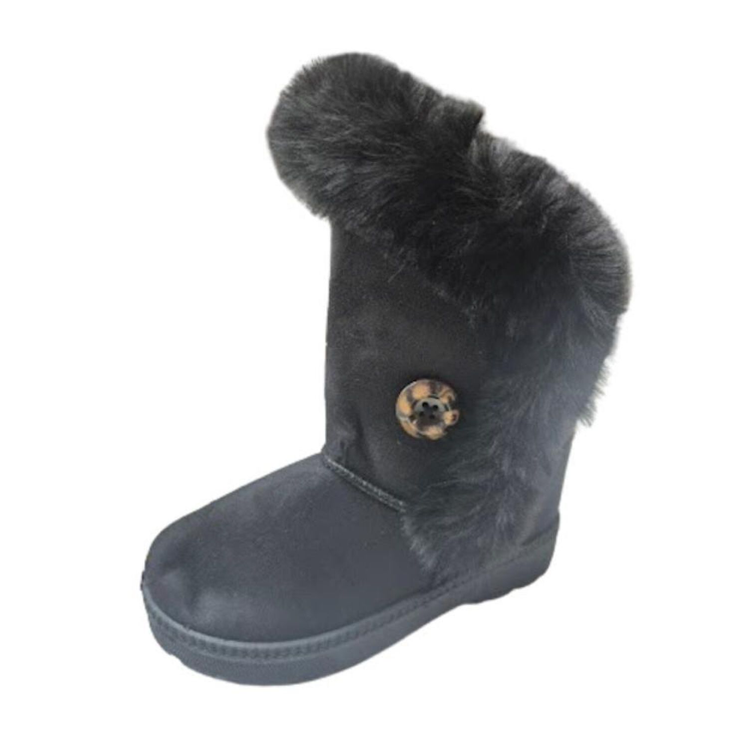 Bota De Invierno Ni&ntilde;a Negro image number 0.0