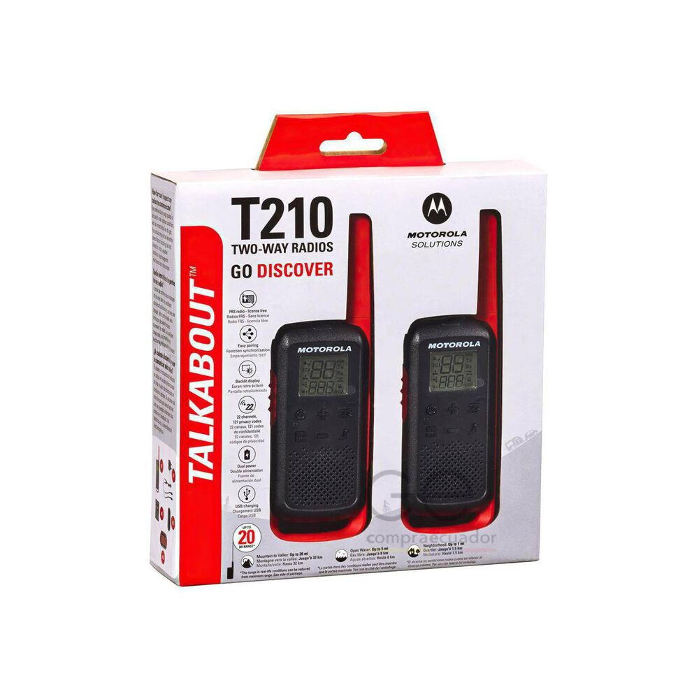 Pack 2 Radio Transmisor Walkie Talkies 32km T210 image number 3.0