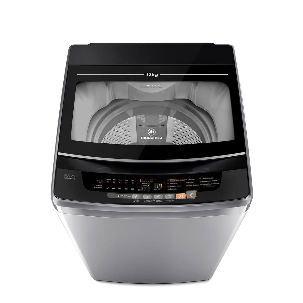 Lavadora Autom&aacute;tica 12kg Fuzzy Autom&aacute;tico 12 Szg Gris image number 0.0