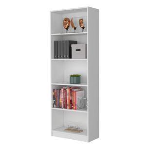 Librero Estante 5 Repisas Melamina 62.8 Cm Fm-019