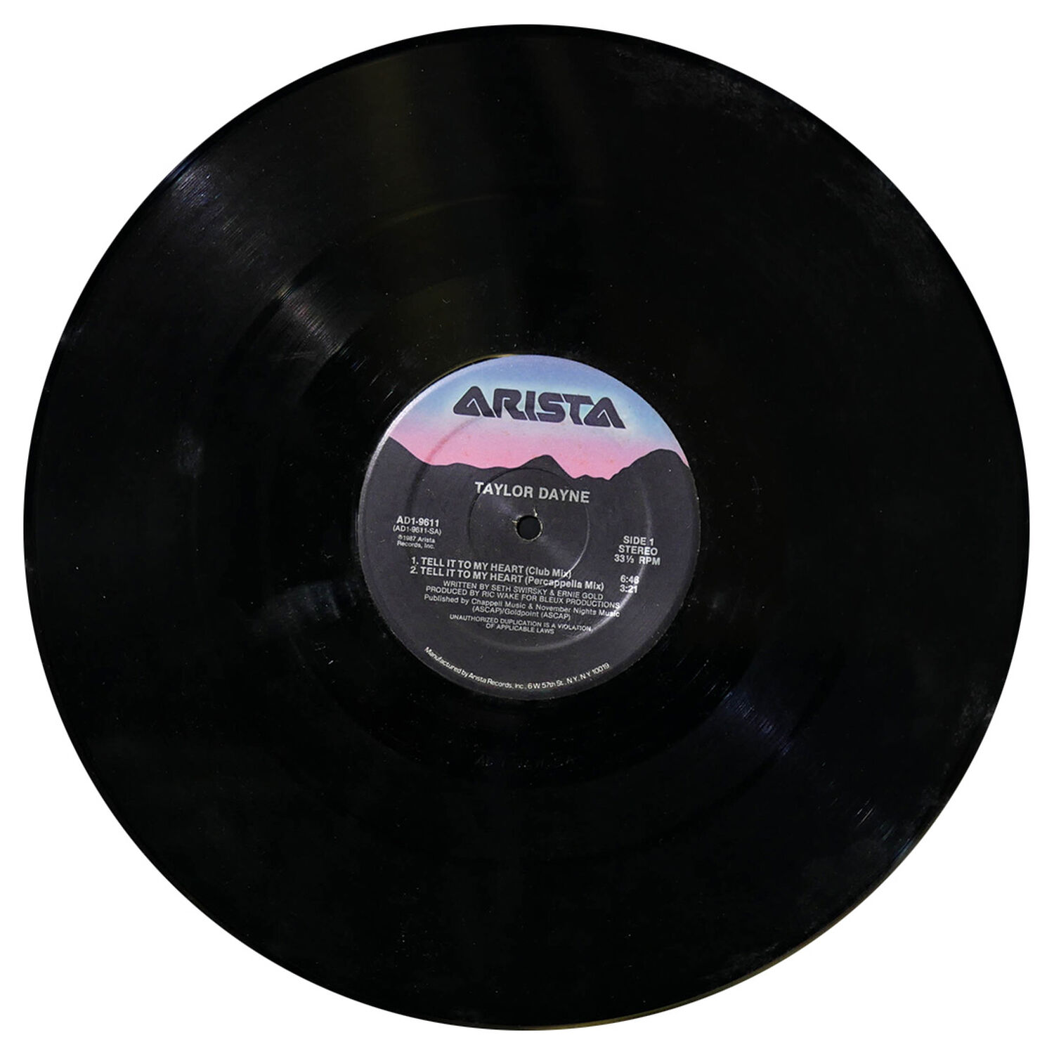 Taylor Dayne - Tell It To My Heart | 12" Maxi Single Usado image number 2.0