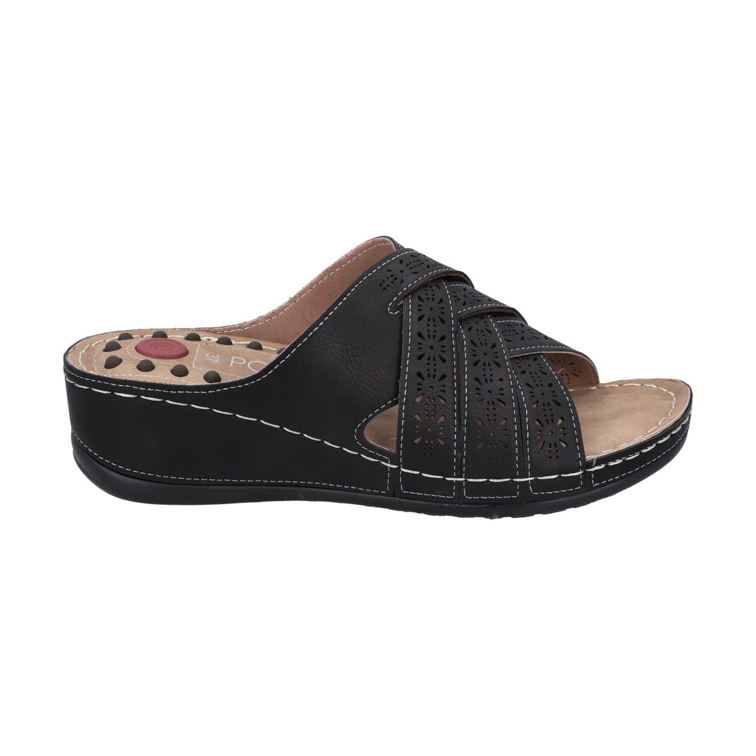 Sandalia Mujer Negro Plataforma Tamara Police image number 0.0