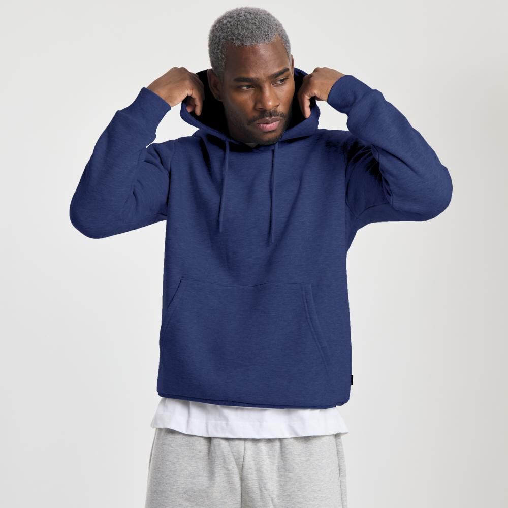 Polerón Deportivo Liso Cuello Alto Con Capucha Hombre Wetland image number 0.0