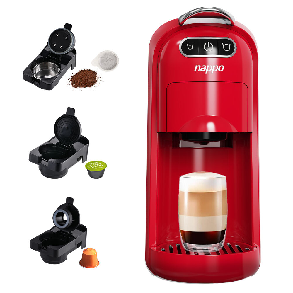 Cafetera 3 En 1 Nappo 1400w Compatible Dolce Gusto Nespresso image number 8.0