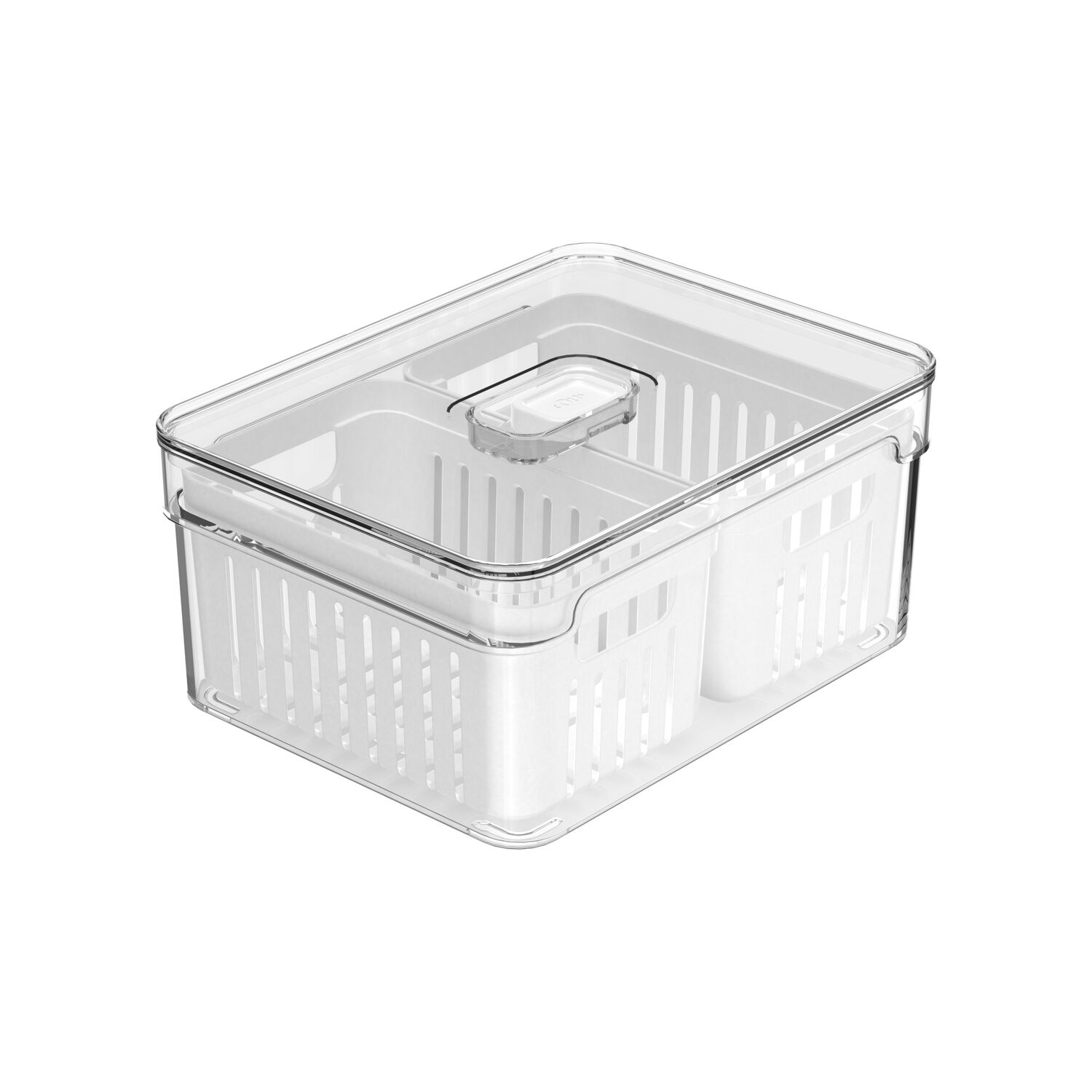 Organizador Clear Fresh 2 Cestas 2,2 Lt Ou image number 0.0