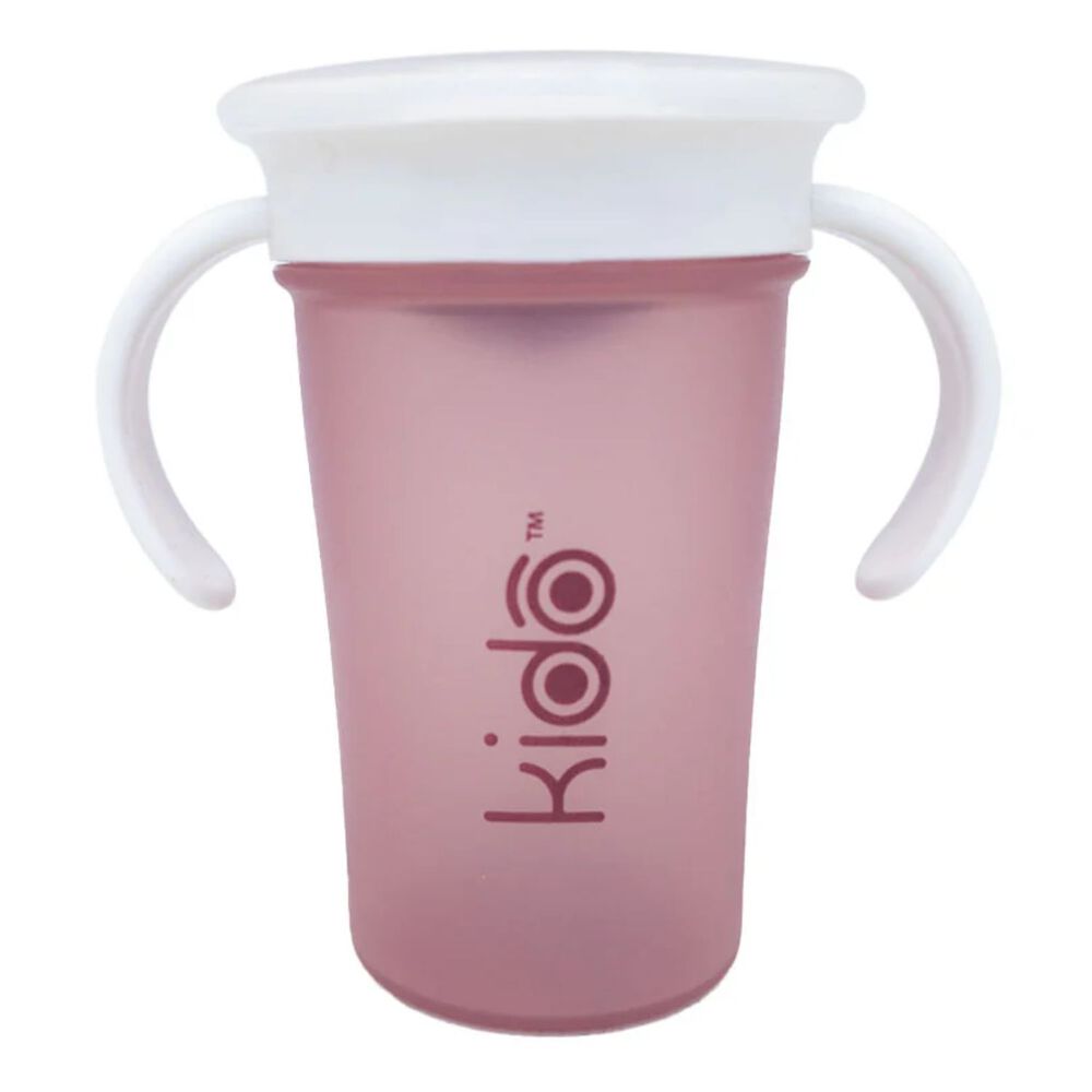 Vaso 360 Antiderrame Kido 280ml Con Asas Beb&eacute; Colores - Ps image number 0.0