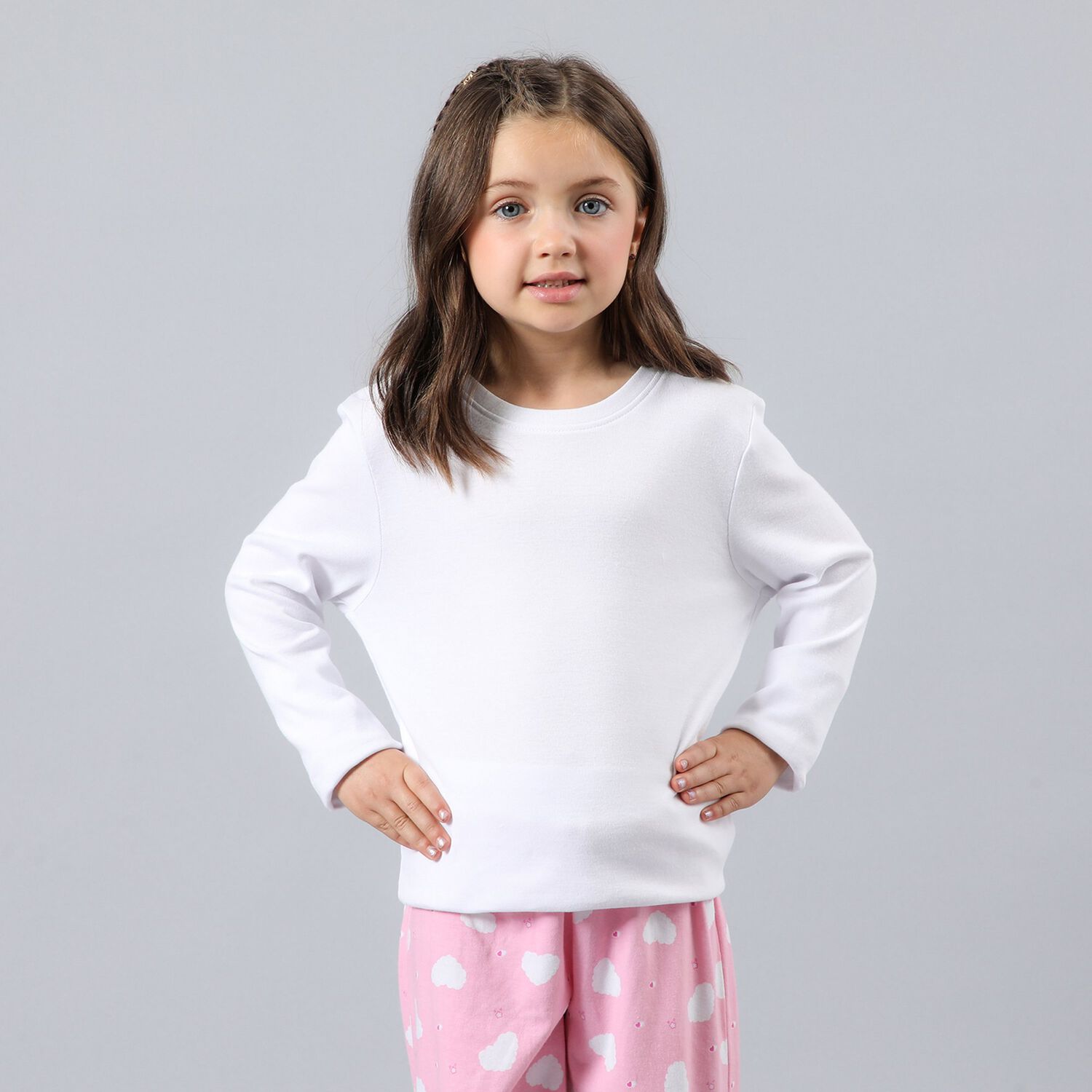 Camiseta Cuello Redondo Ni&ntilde;a Flores Ni&ntilde;a 50761-1 image number 0.0