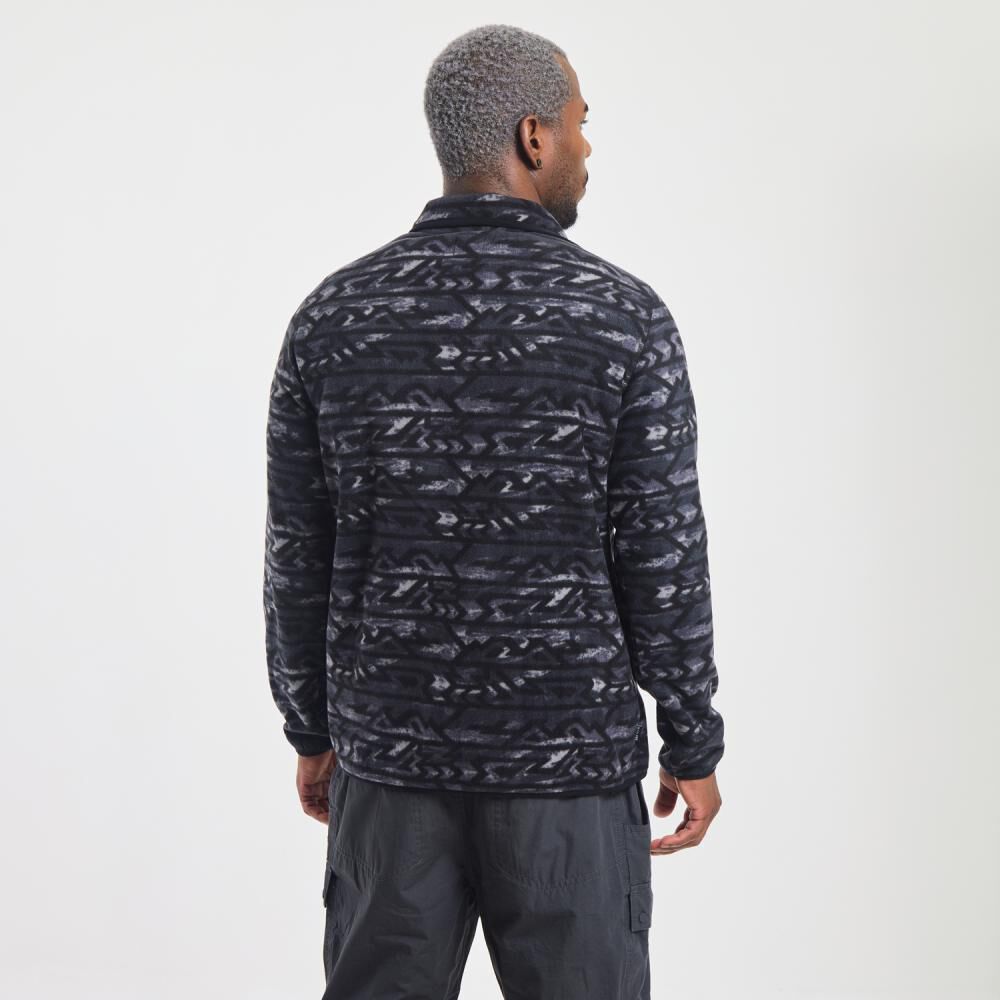 Poler&oacute;n Deportivo Rayas Regular Cuello Redondo Hombre Wetland image number 3.0