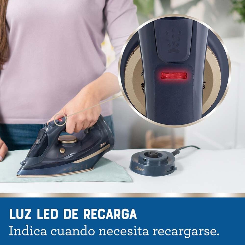 Plancha De Vapor Inal&aacute;mbrica Oster 2 En 1 Con Suela De Cer&aacute;mica Gcstcc5000 image number 9.0