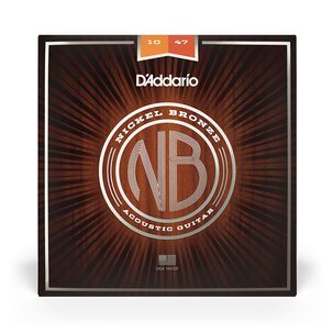 Set Cuerdas Guitarra Ac&uacute;stica 10-47 Nb1047 Daddario