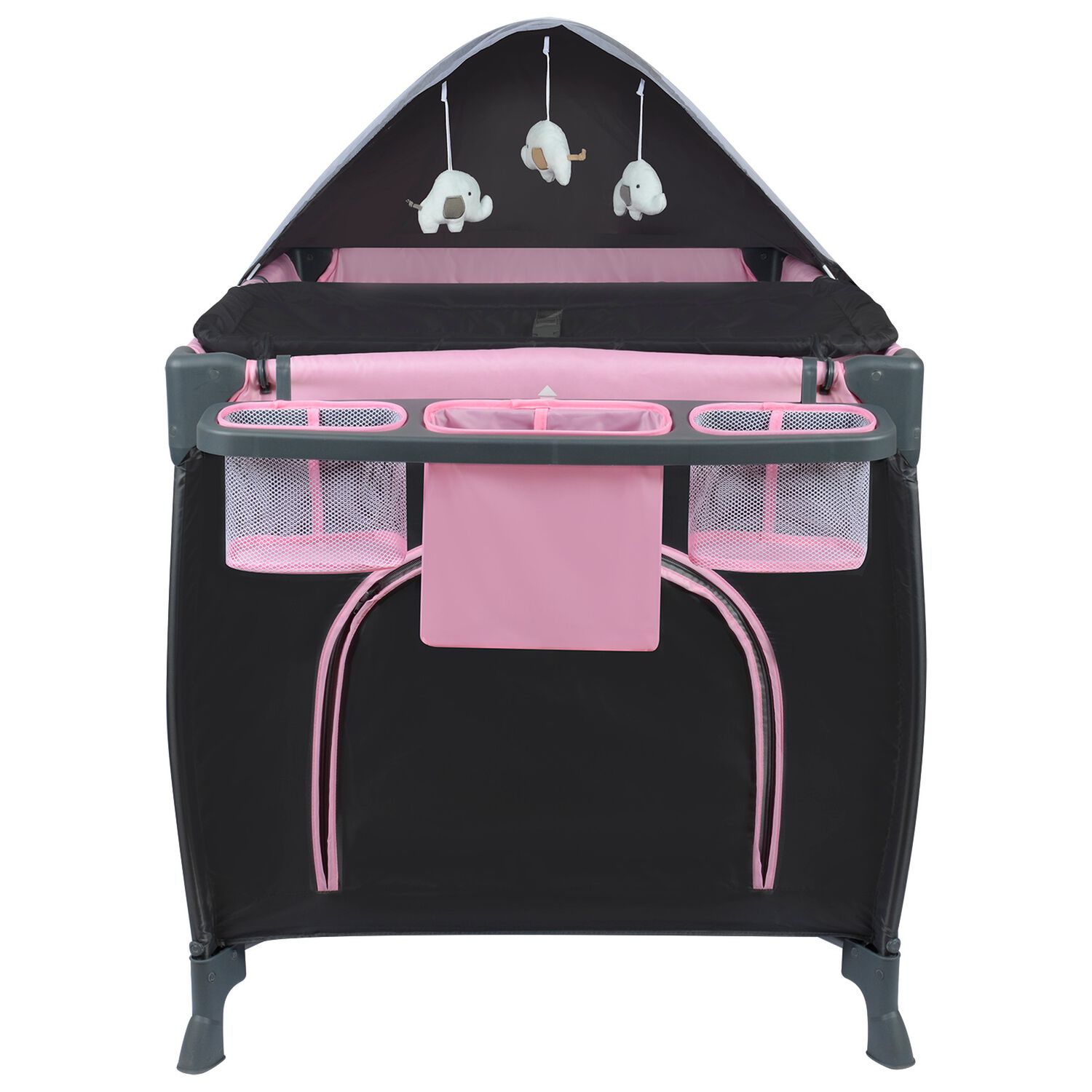 Cuna Playard Sagitta Rosado + Colch&oacute;n De Espuma image number 4.0