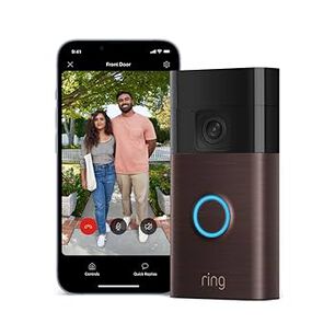 Timbre Inteligente Ring Video Doorbell 2nd Gen Inal&aacute;mbrico Color Bronce Veneciano Compatible Alexa