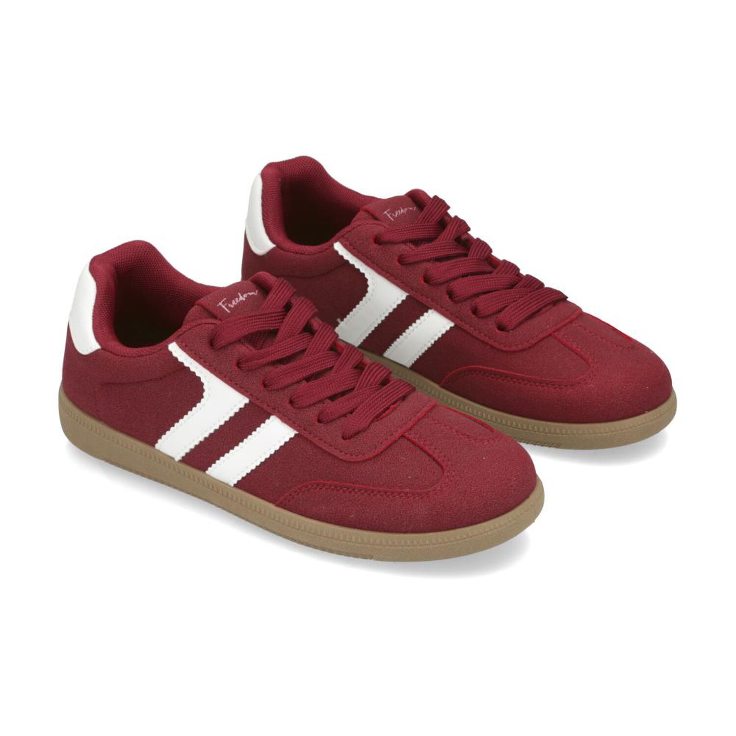 Zapatilla Urbana Mujer Freedom Burgundy image number 1.0