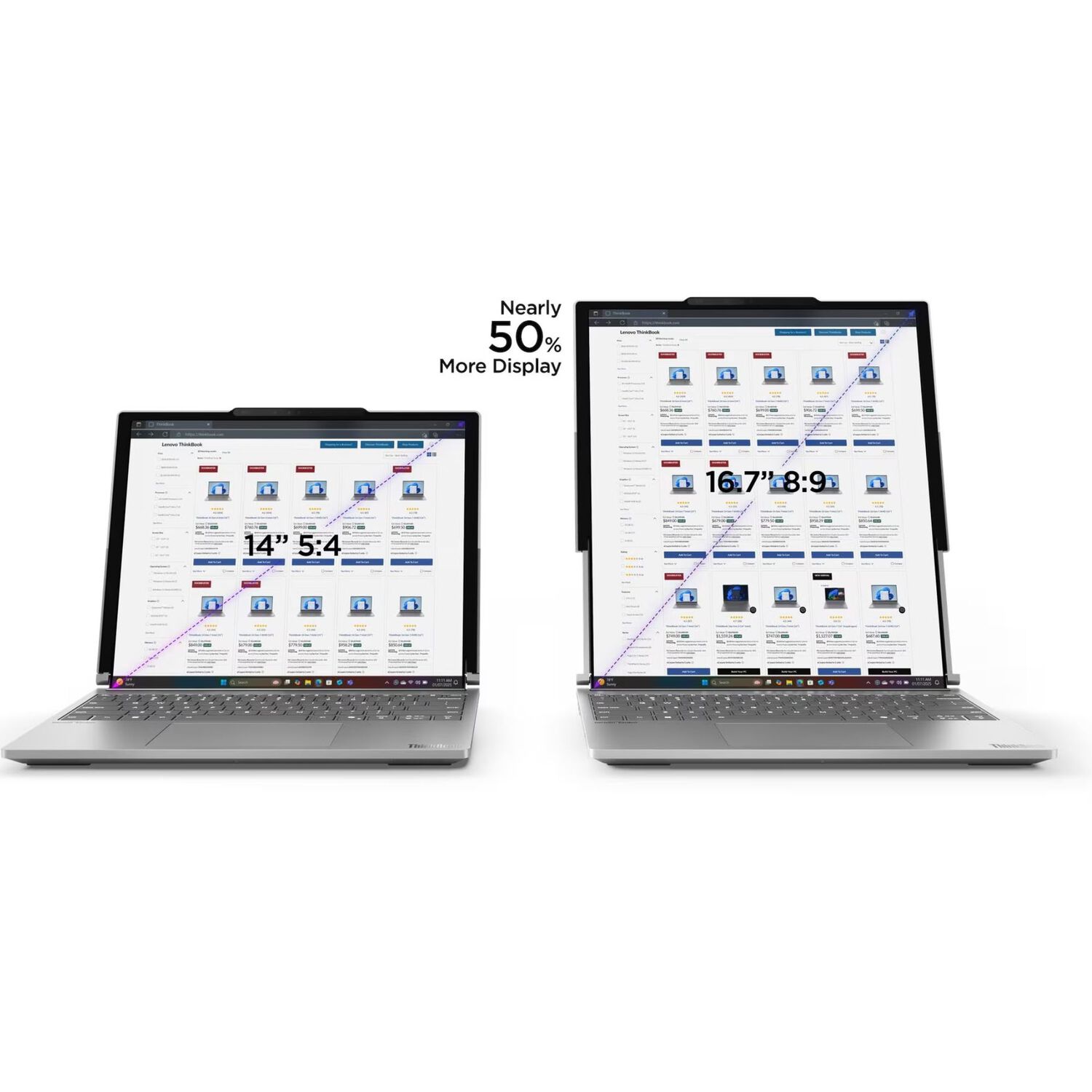 Notebook Lenovo Thinkbook Plus Rollable Gen 6 Intel Core Ultra 7 32gb Ram 1tb Ssd image number 3.0