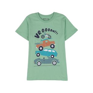 Polera Manga Corta Cuello Redondo Niño Topsis