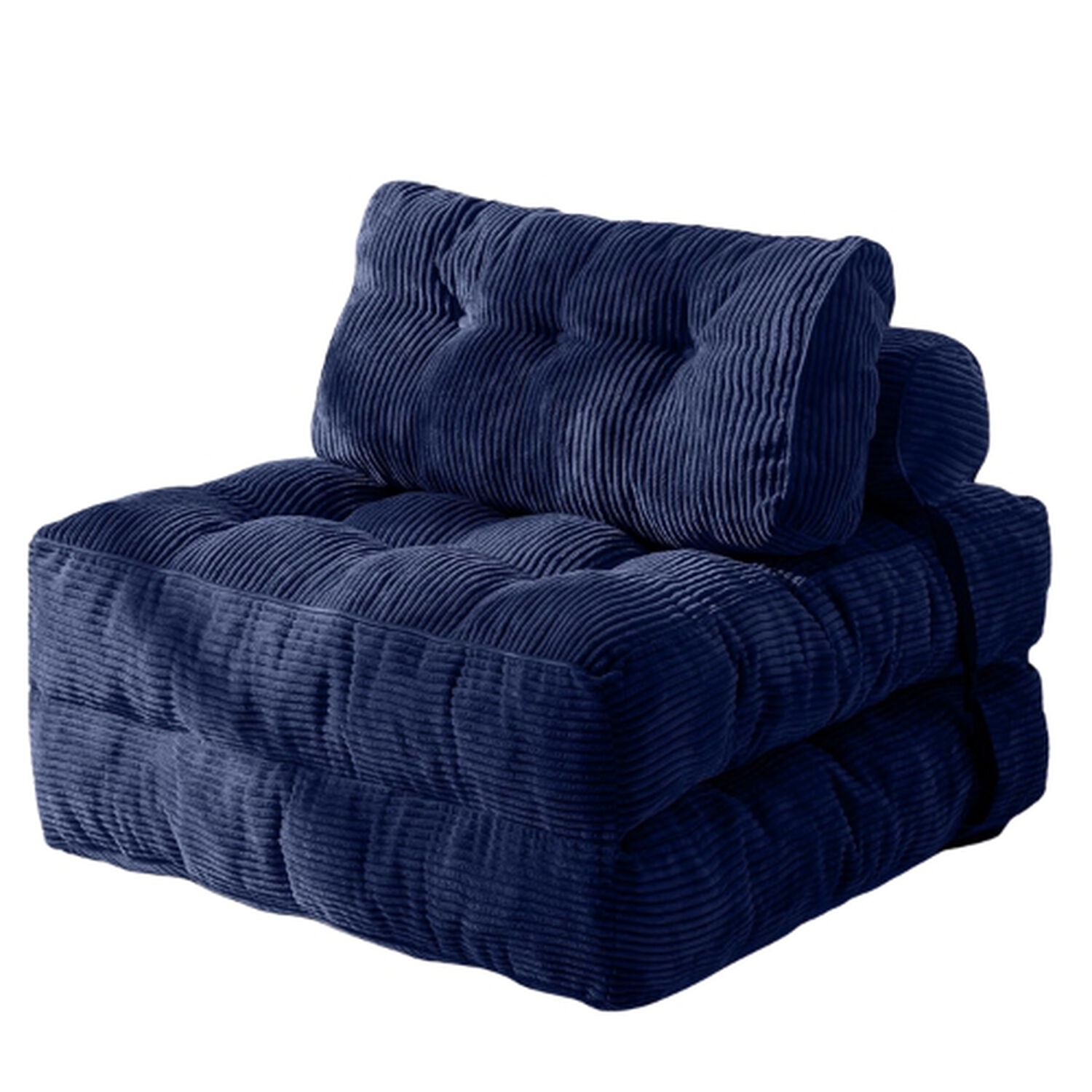 Silla Sof&aacute; Cama 190x85cm Puff Plegable Acolchada Hogar image number 0.0