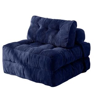 Silla Sof&aacute; Cama 190x85cm Puff Plegable Acolchada Hogar