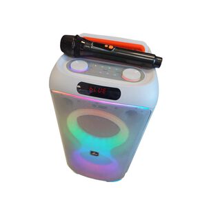 Parlante Karaoke Bluetooth Tws 45w Rms Blanco Flaming Party Bass Mlab
