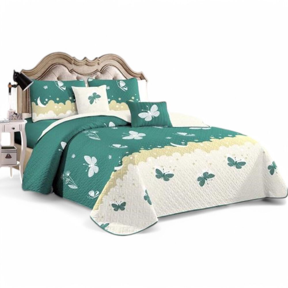 Cubrecama De Verano 1.5 Plazas Quilt + 1 Funda De Almohada Cobertor Delgado Qvr1-36 image number 0.0