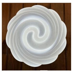 Lampara Decorativa Diseño Espiral 30cm Luz Blanca 24w