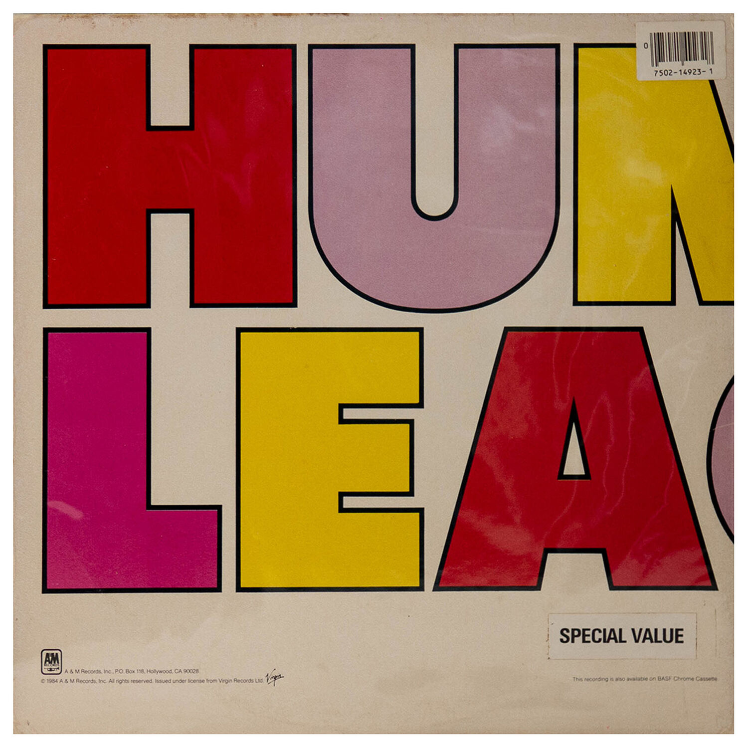 Human League - Hysteria | Vinilo Usado image number 1.0