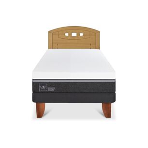 Cama Europea Cic Ortopedic Advance / 1.5 Plazas / Base Normal + Respaldo