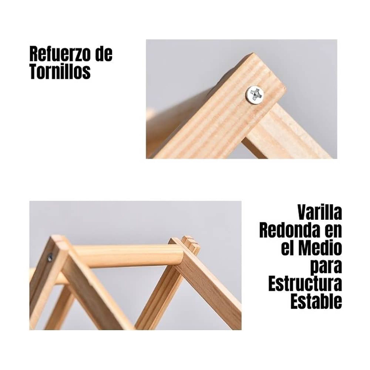 Estante Para 10 Botellas De Vino Plegable image number 2.0