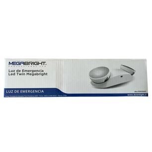 Lampara De Emergencia 2 Focos 300lm Blanco Megabright