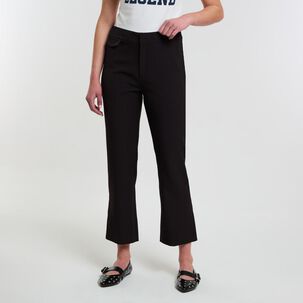 Pantalón De Vestir Moda Tiro Medio Recto Mujer Rolly Go