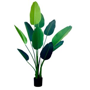 Planta Artificial Ave Del Paraiso 160 Cm. / 10 Hojas