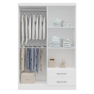 Closet Yardas Josefa Blanco 1x4 4 Puertas 2 Cajones