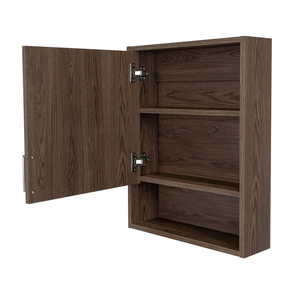 Botiquin 1 Puerta 60x46,5x13,6 Cm Café Oscuro image number 2.0
