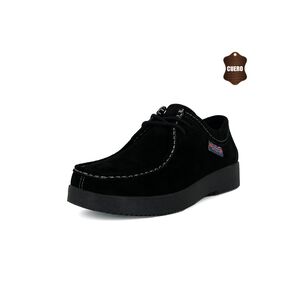 Mocasin De Cuero Soira Negro Alquimia