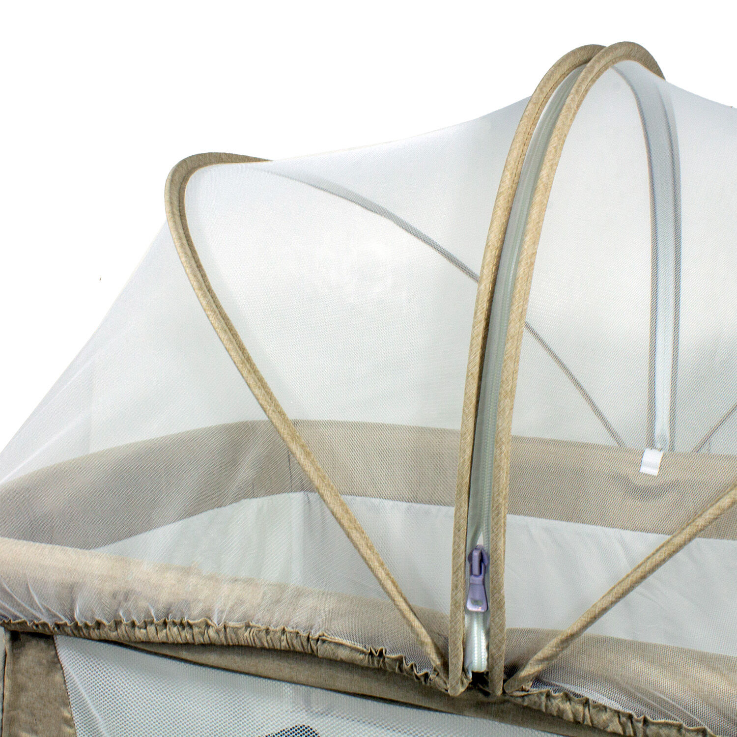 Cuna Colecho Easy Lx Con Mosquitero Beige image number 4.0