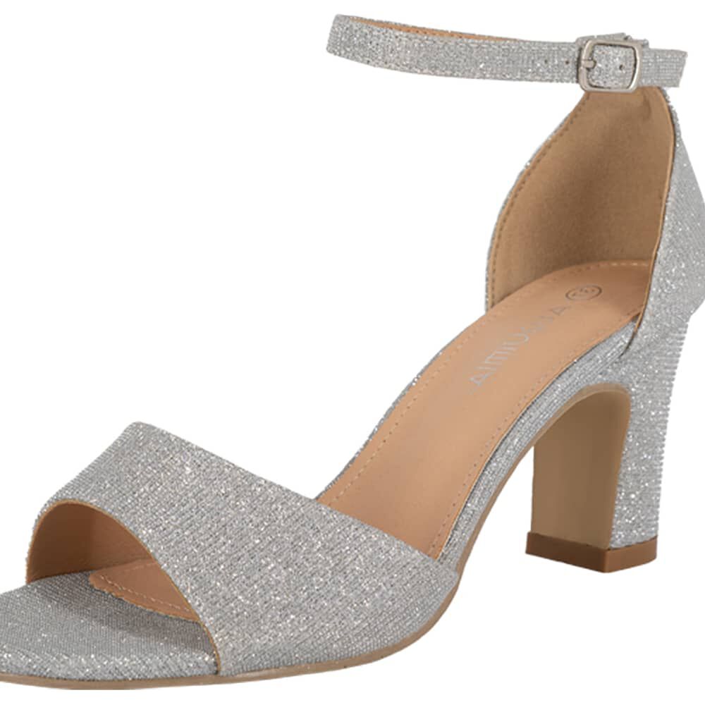 Sandalia De Vestir Soret Plateado Alquimia image number 3.0