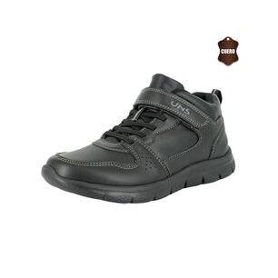 Zapatilla Escolar Dalt Negro Uns